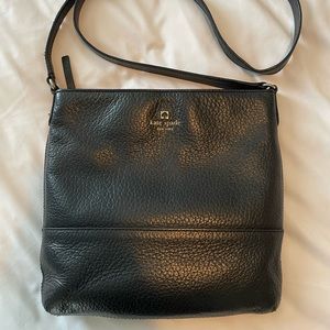 Kate Spade black crossbody satchel purse